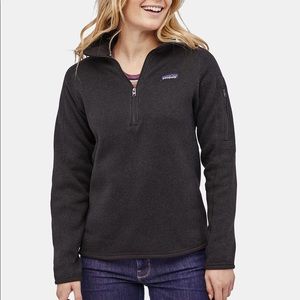 Black Patagonia Better Sweater 1/4 Zip